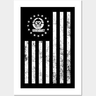 Gun Monkey Flag Posters and Art